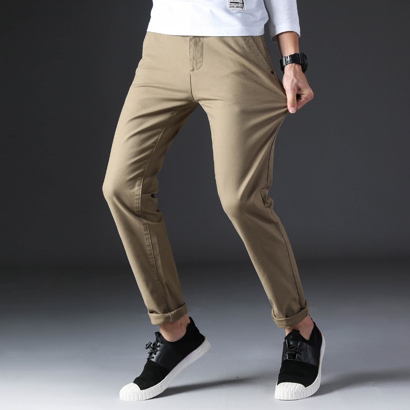 Casual Trousers Slim Fit Straight Men view 8