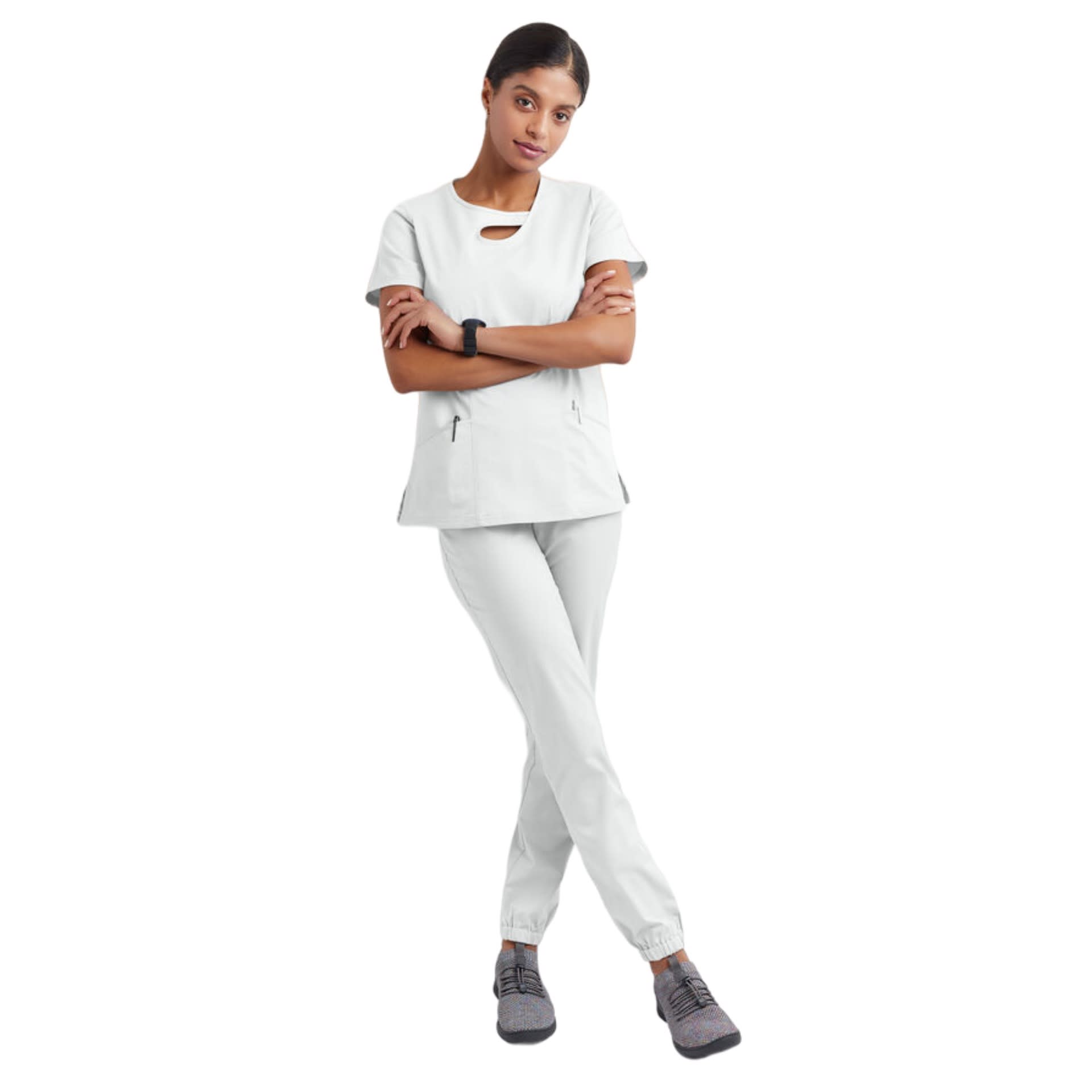 Short Sleeve Hollow Work Clothes Hospital Operating Room Hand-washing Clothes Suit view 13