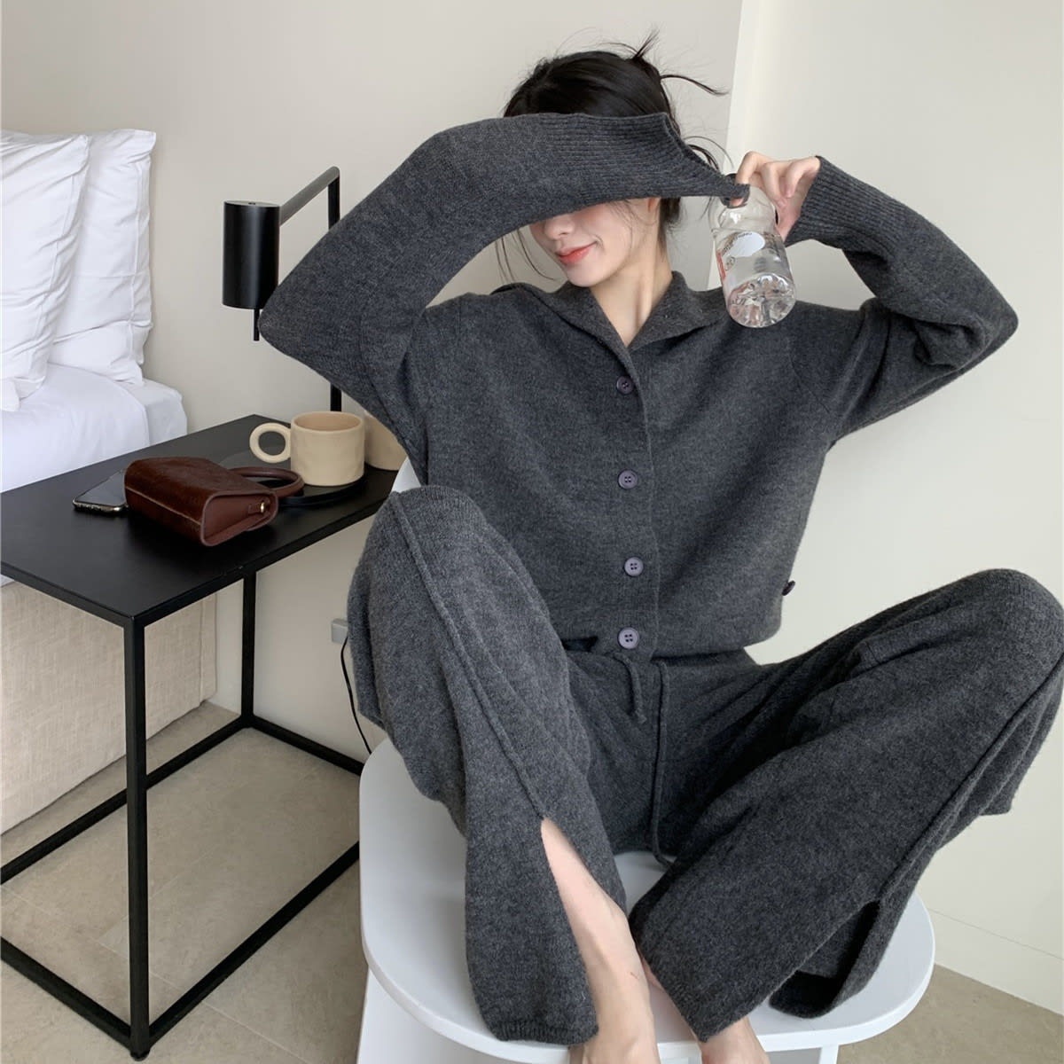 Fashion Casual Knitting Suit Women's Autumn And Winter New view 4