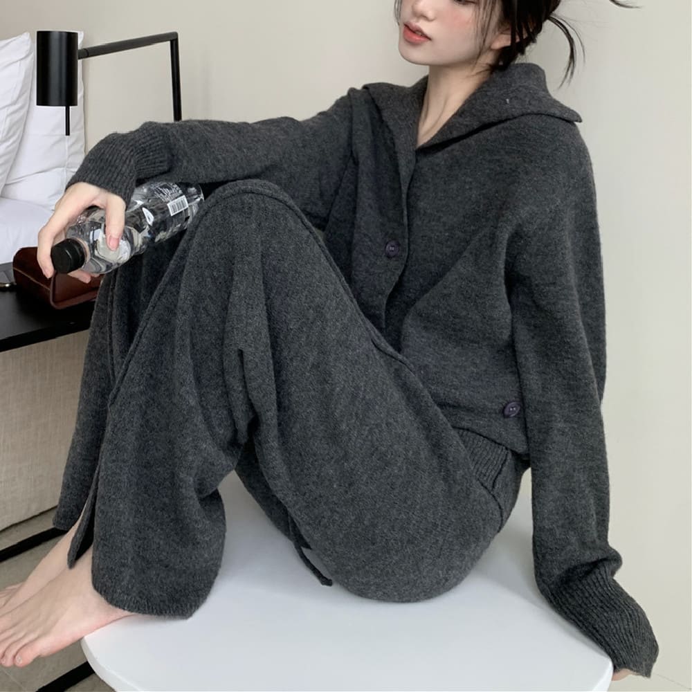 Fashion Casual Knitting Suit Women's Autumn And Winter New