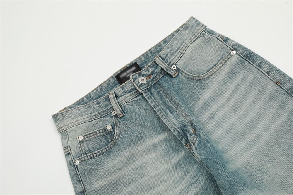 Loose Straight Trousers Retro American Men view 18