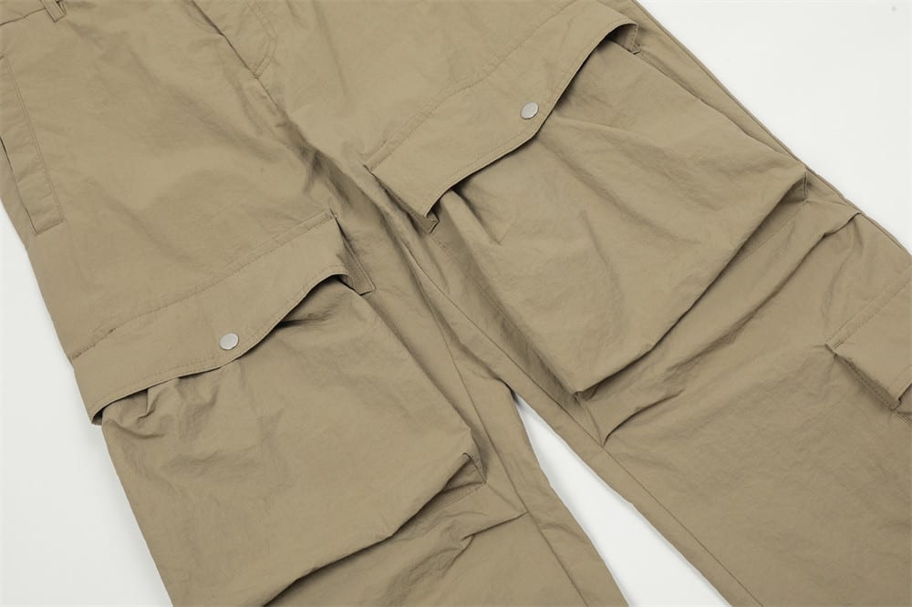 Multi-Pocket Workwear Casual Trousers For Men view 17