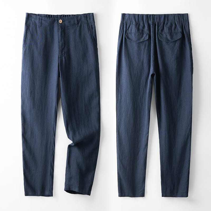 Spring And Summer Linen Men's Pants Thin Casual view 4