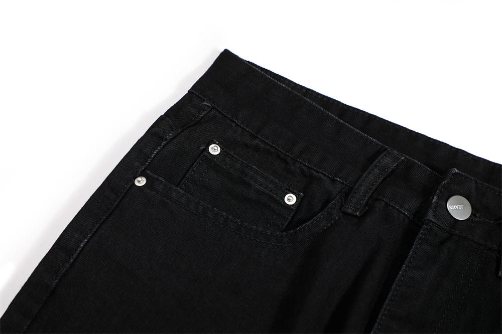 Men's Fashion Denim Horn Mop Pants view 11
