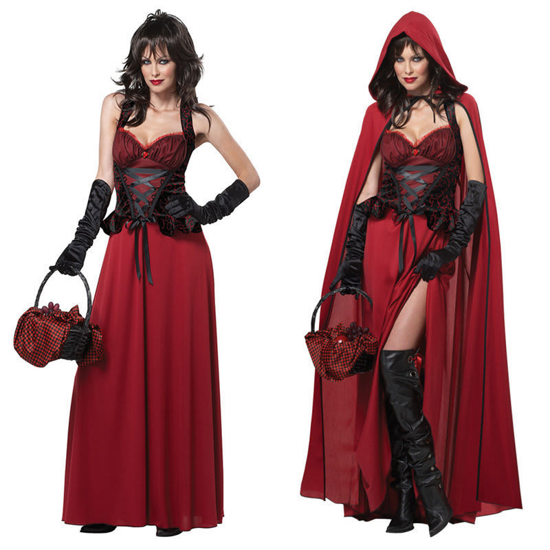 Christmas Cosplay Princess Clothing Castle Queen's Outfit view 2