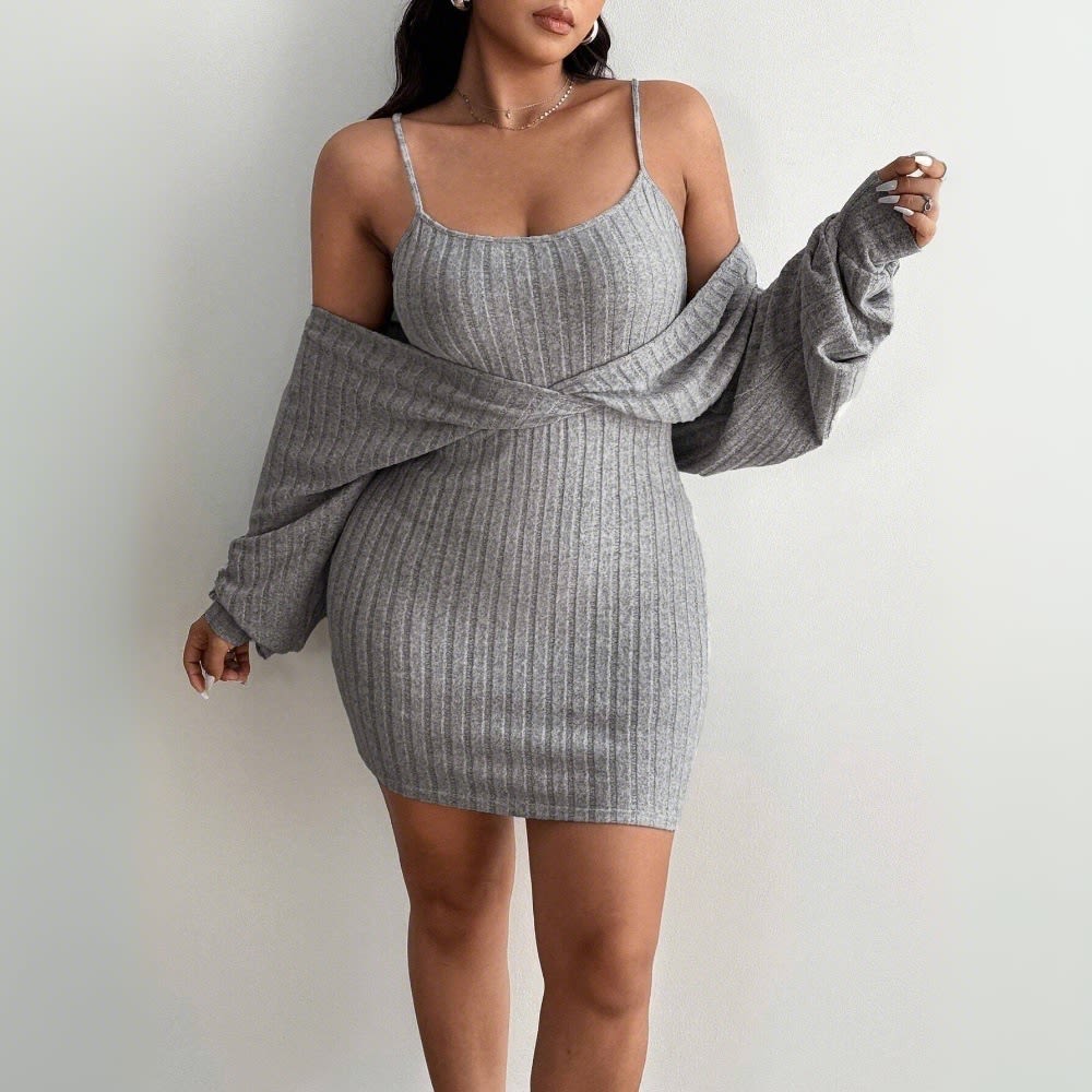 Women's Solid Color Fake Two Pieces Leisure Slimming Skirt view 6