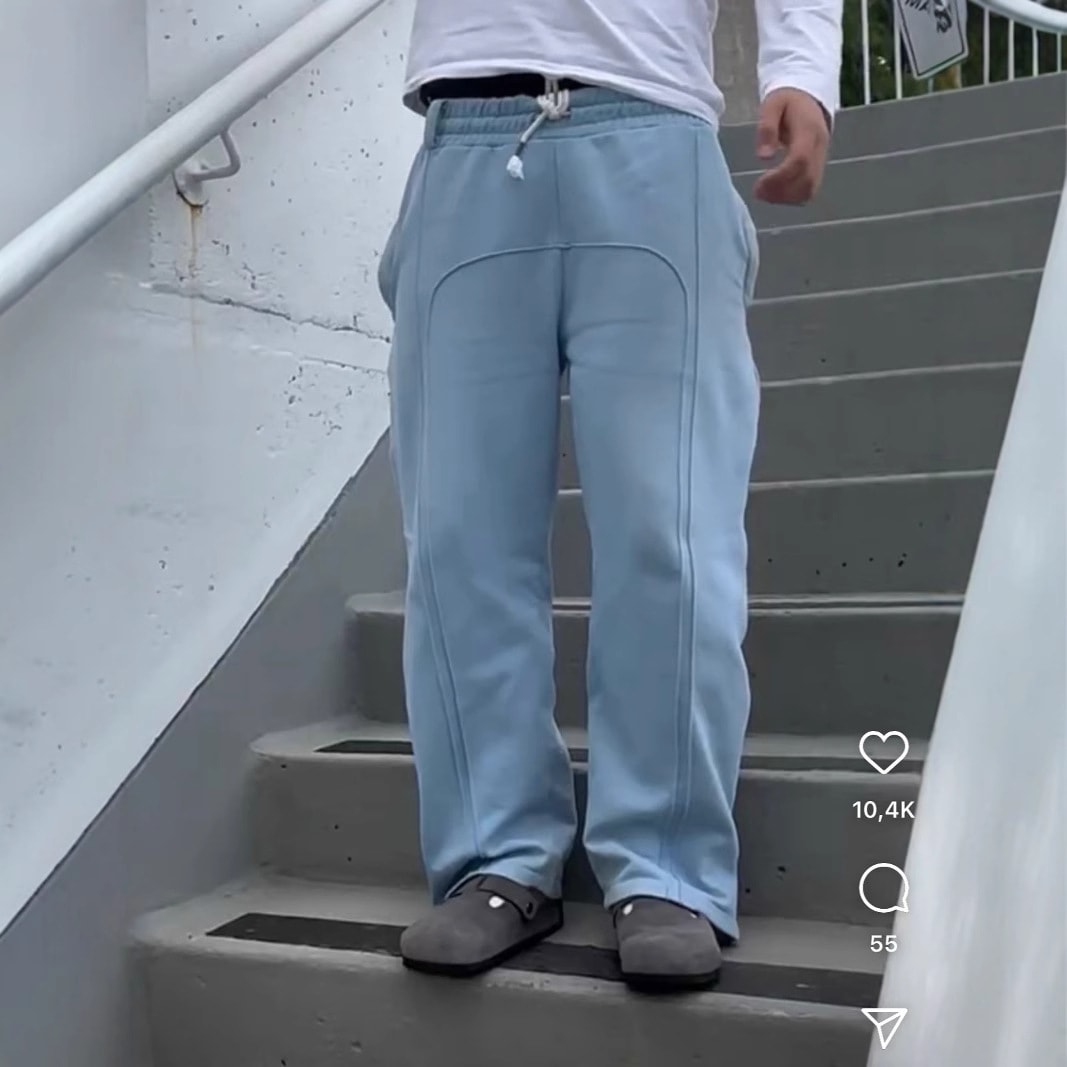 Men's Casual Stretch Rope Long Sweatpants view 7
