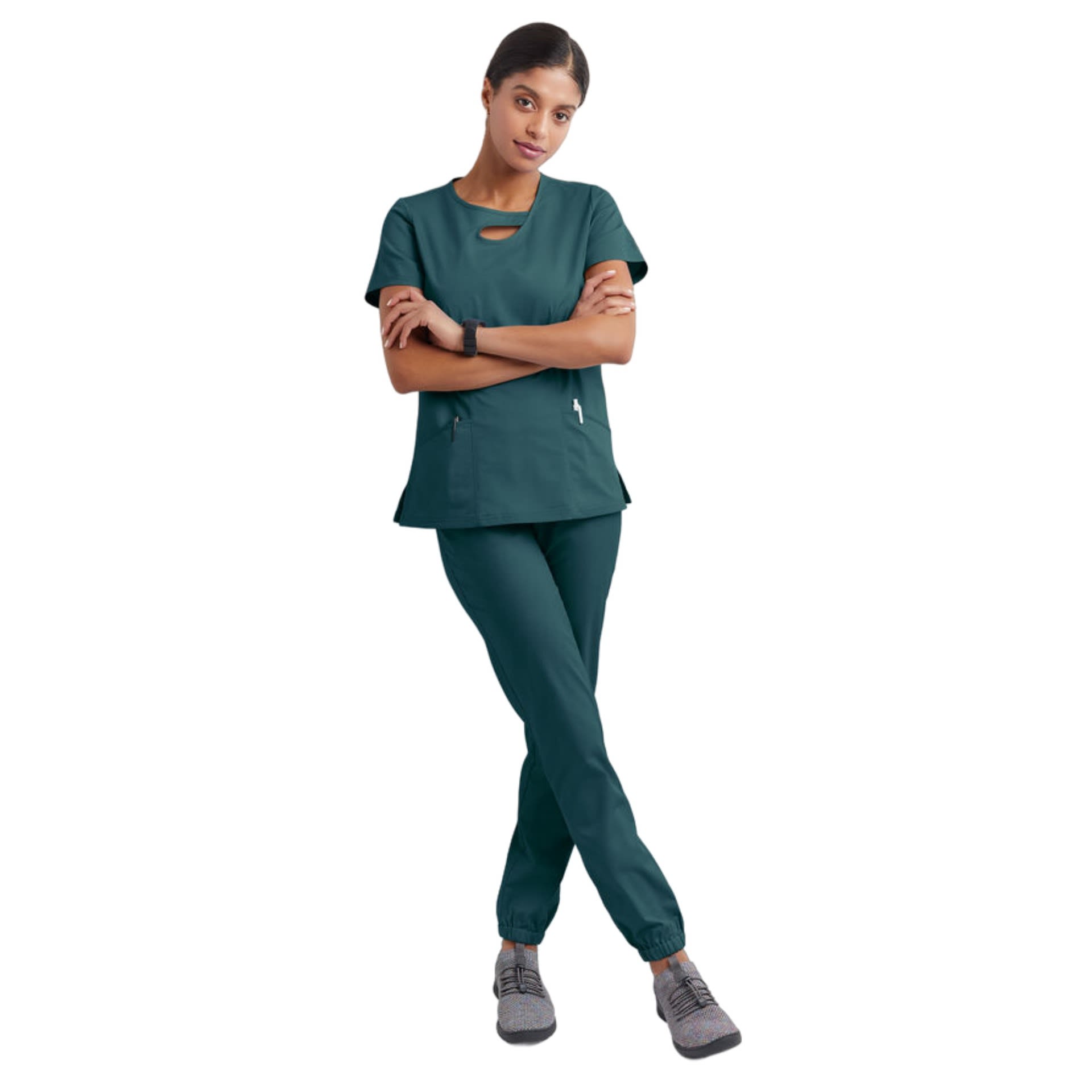 Short Sleeve Hollow Work Clothes Hospital Operating Room Hand-washing Clothes Suit view 11