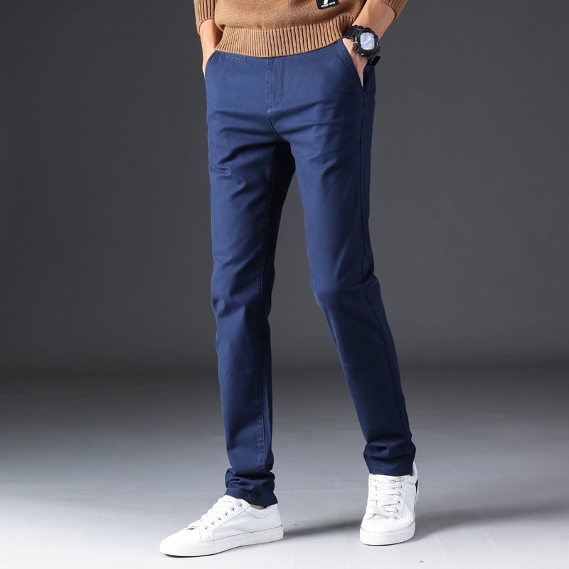 Casual Trousers Slim Fit Straight Men view 2