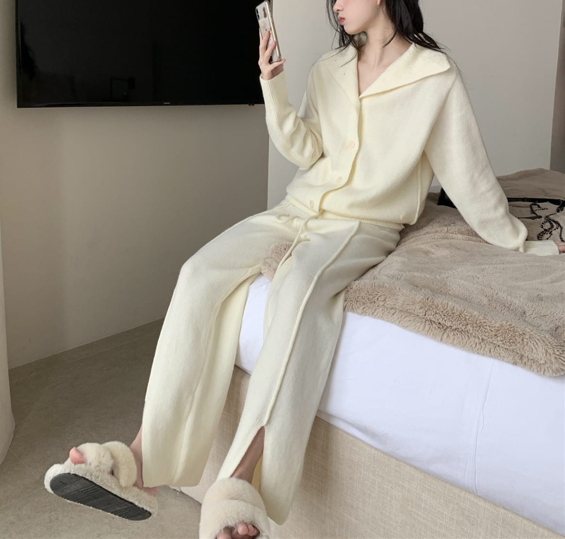 Fashion Casual Knitting Suit Women's Autumn And Winter New view 8
