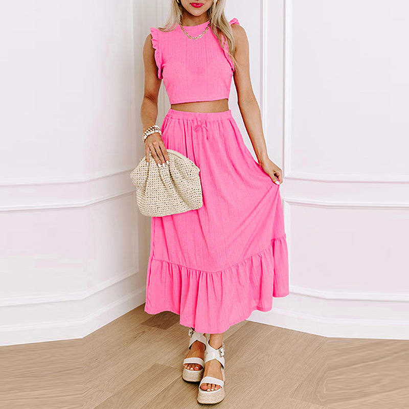 Summer New Cute Anti-aging Fashion Suit Women view 5