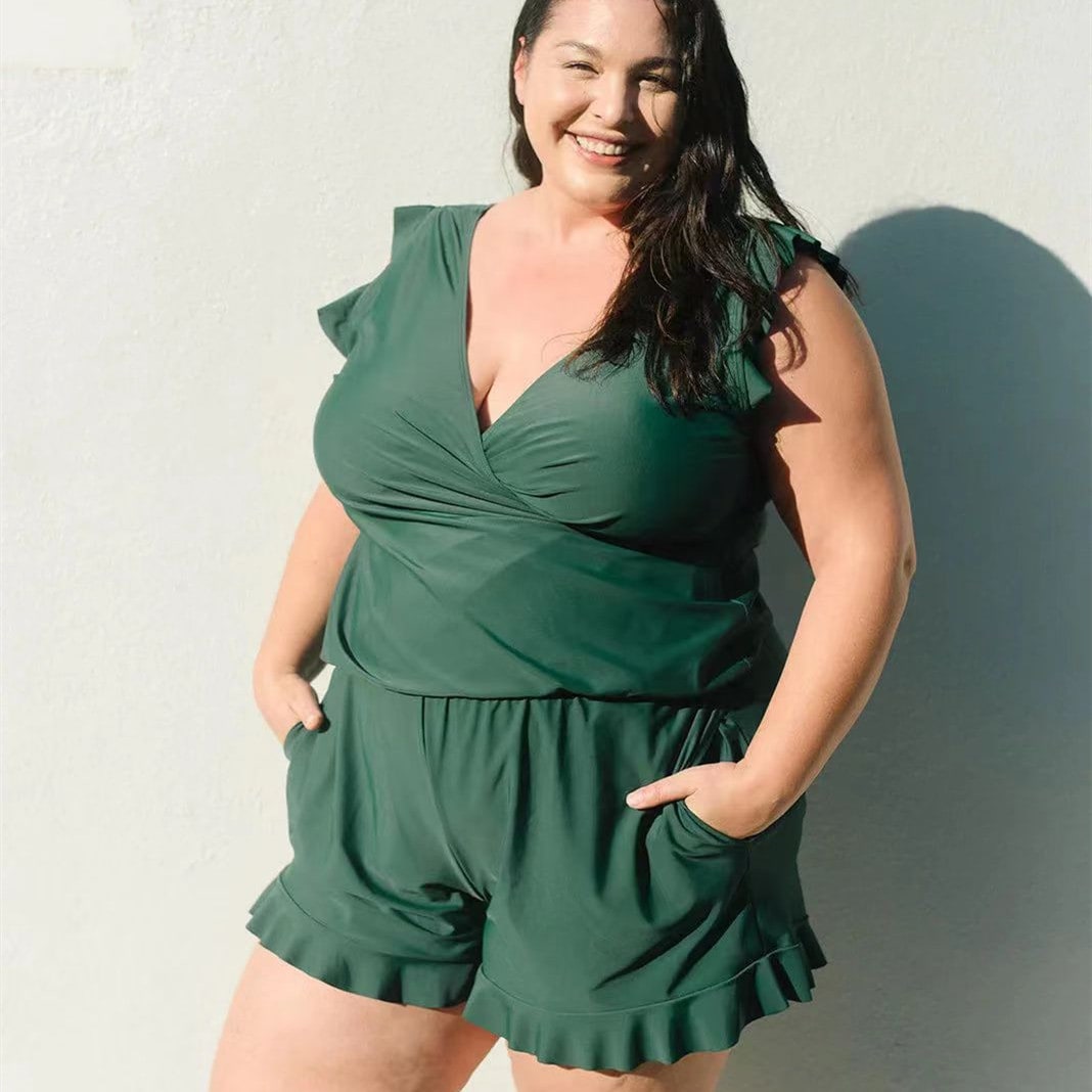 Summer Surfing Tight Spaghetti Straps Sleeveless Air Jumpsuit