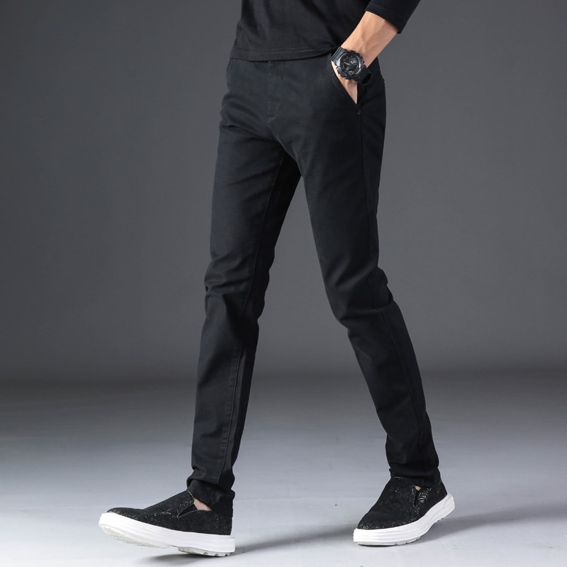 Casual Trousers Slim Fit Straight Men view 7