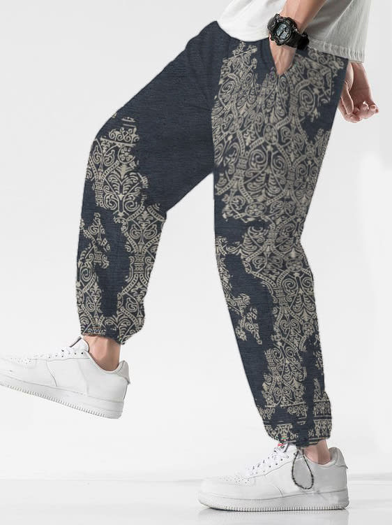 Flag Series Over Plus Plus Size Casual Pants view 2