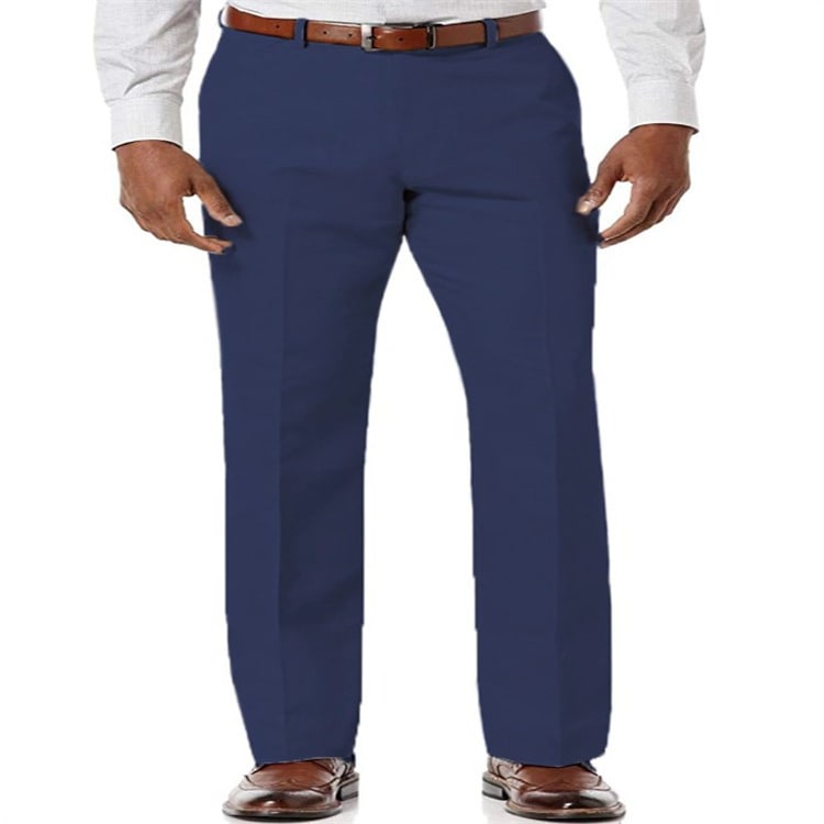 Men's Linen Slant Pockets Solid Color Breathable Trousers view 9