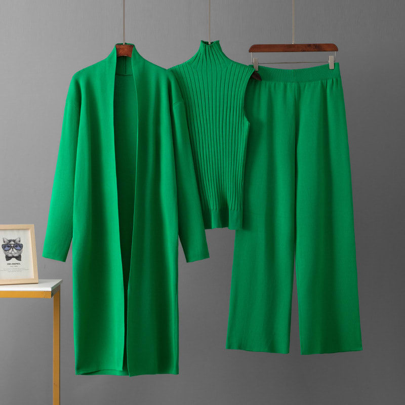 European And American Style Exotic Solid Color Casual Suit Women view 2
