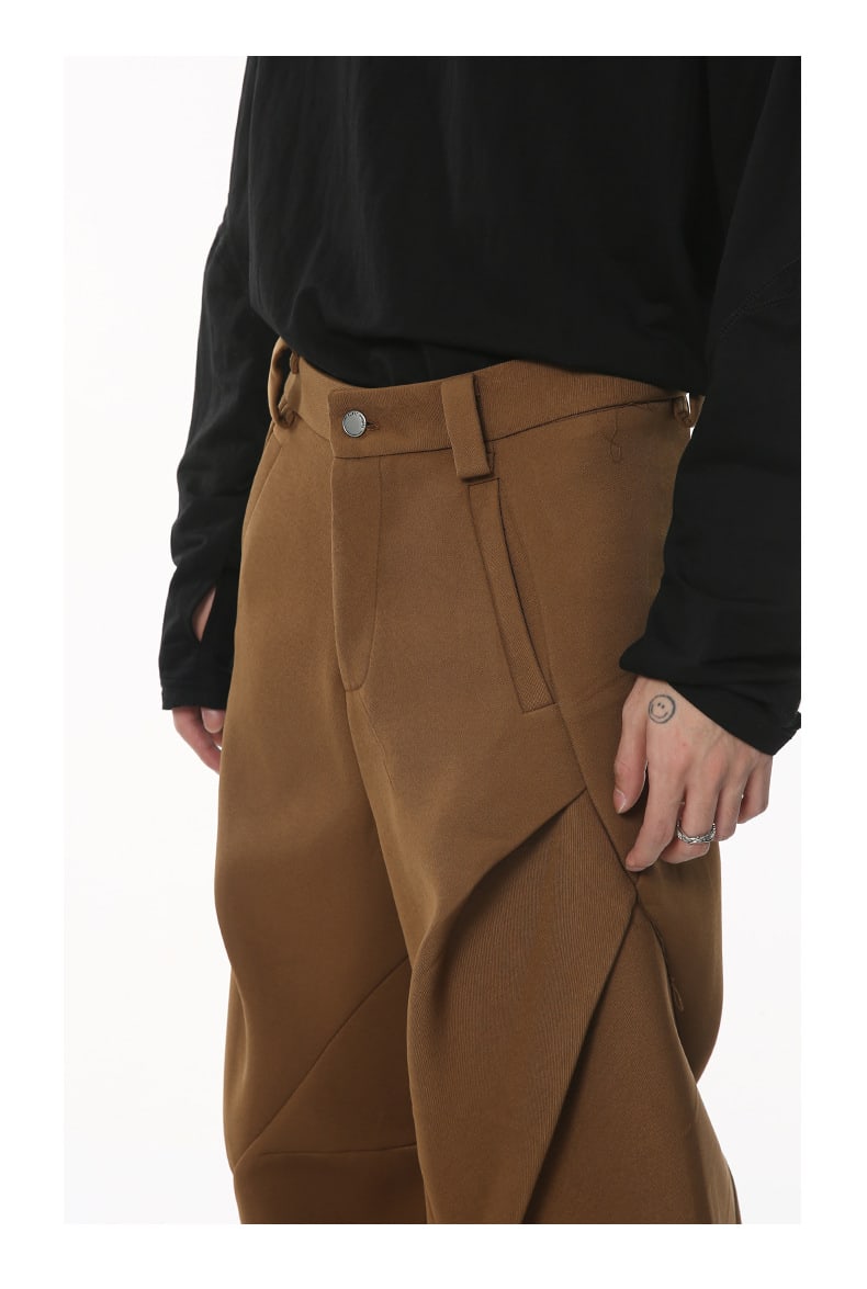 American Retro High Street Men's Wide Leg Pants view 4