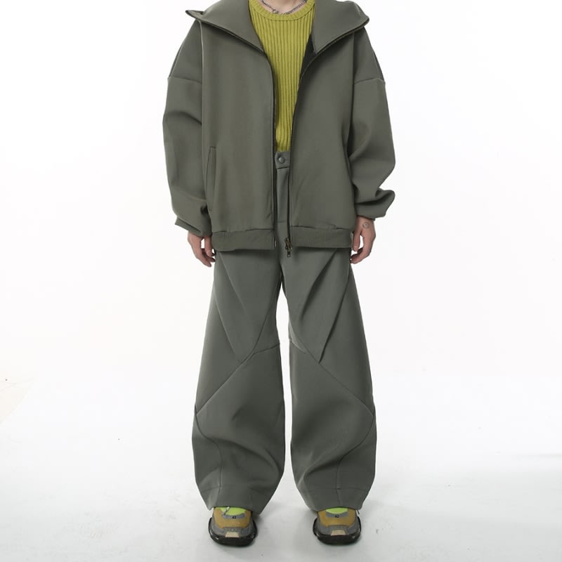American Retro High Street Men's Wide Leg Pants view 3