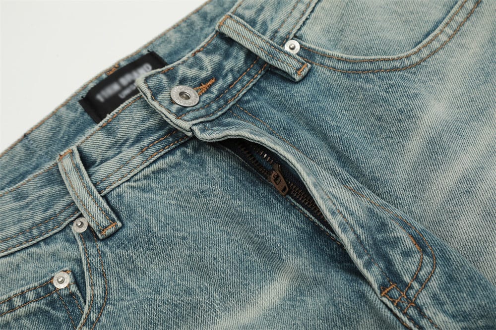Loose Straight Trousers Retro American Men view 7