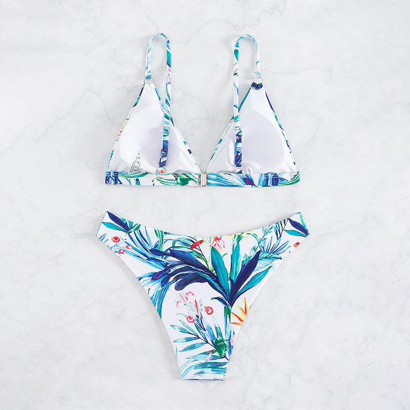 New Floral Triangle Cup Bikini view 4