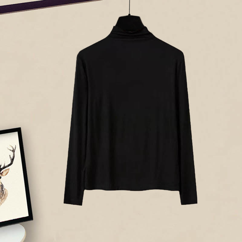 3pcs Knitted Sweater Suit With Shirt And Wide Leg Pants Autumn And Winter Suit Women view 10