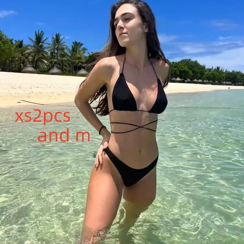 Beach Bath Breathable Banded Bikini Swimsuit view 14