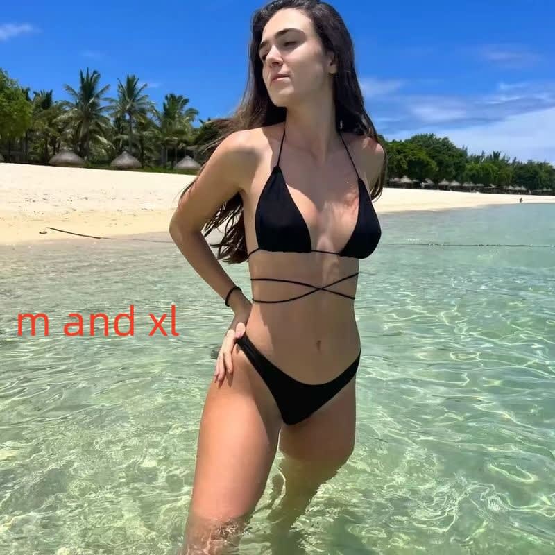 Beach Bath Breathable Banded Bikini Swimsuit view 17