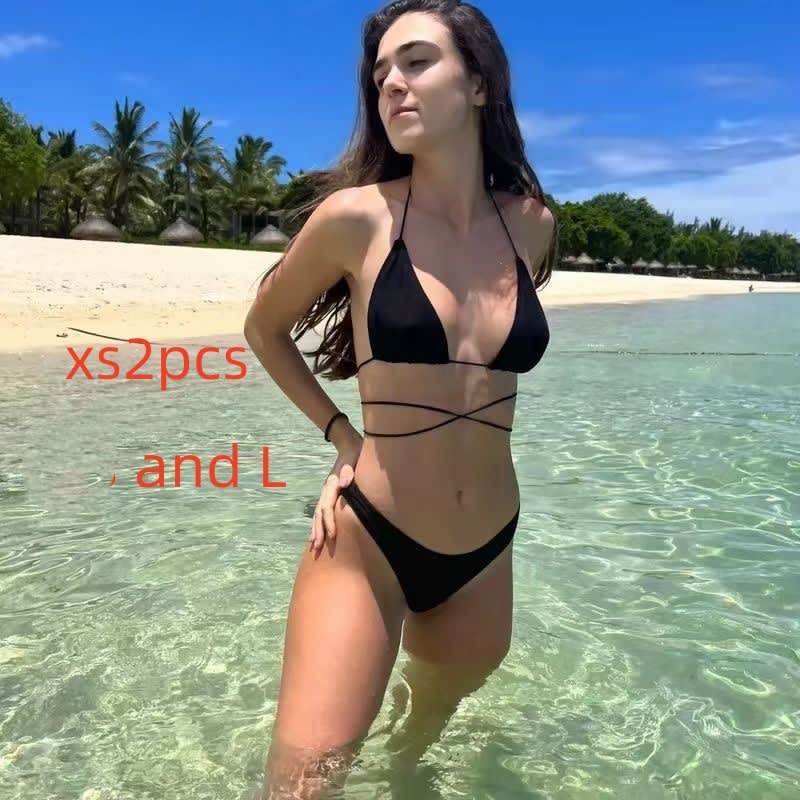 Beach Bath Breathable Banded Bikini Swimsuit view 3
