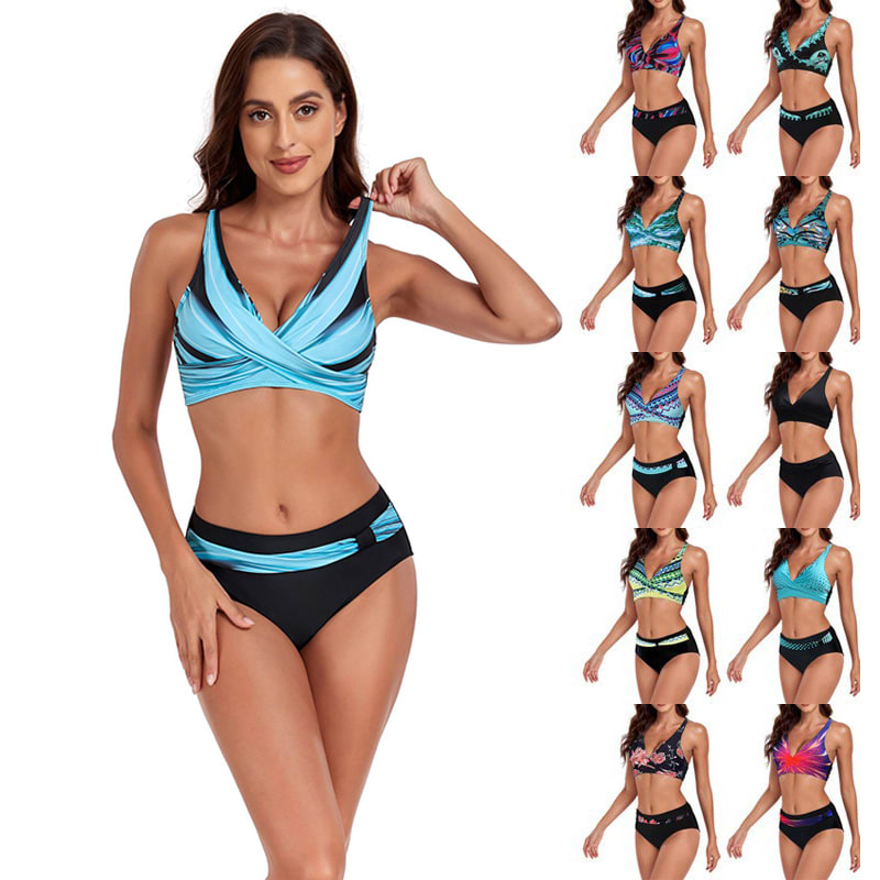New Beach Split Swimsuit Summer Lady Sexy Halter Bikini view 11