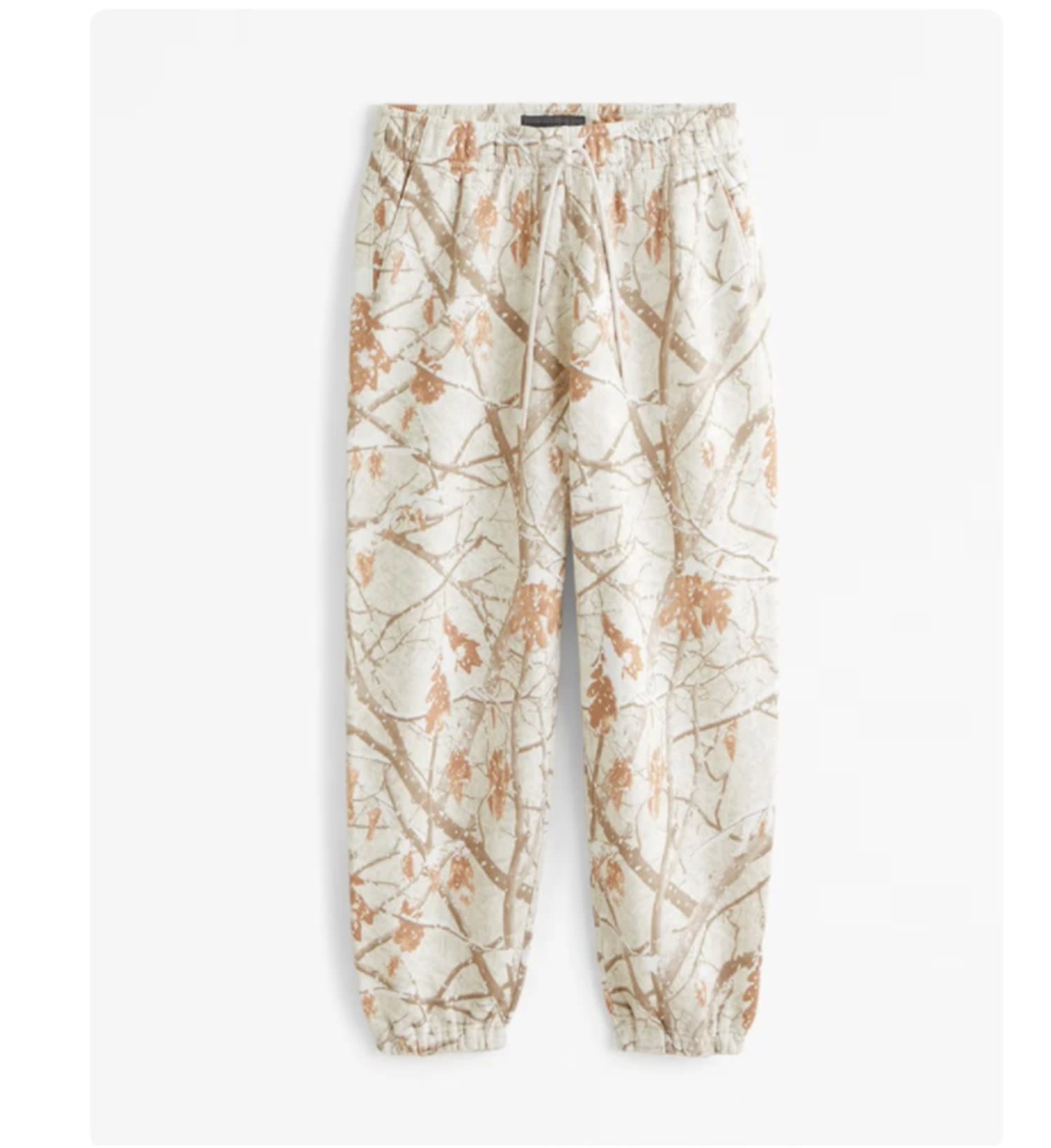 Men's 3D Digital Printing Leaves Pattern Trousers view 3