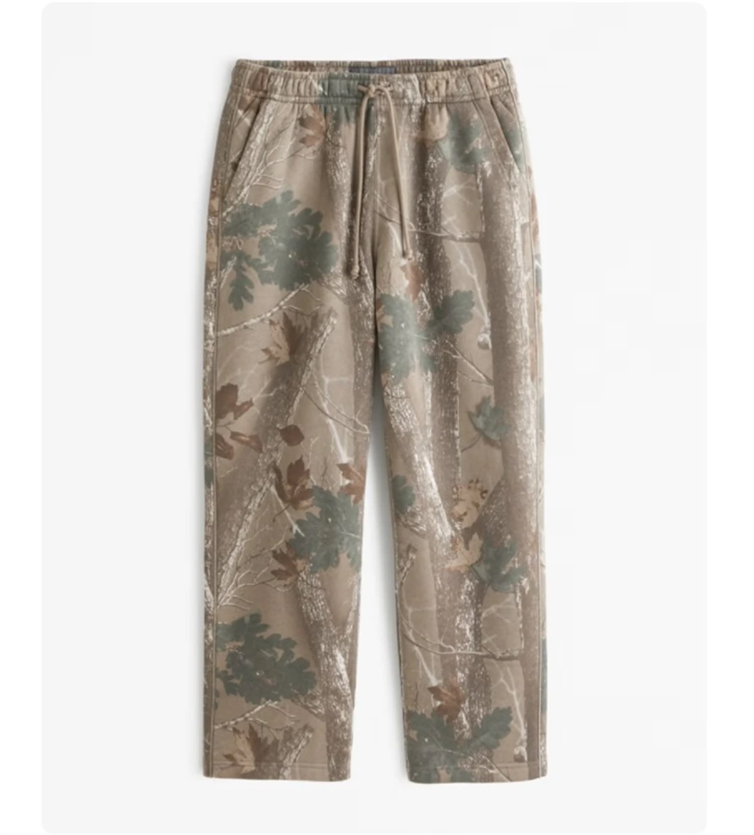 Men's 3D Digital Printing Leaves Pattern Trousers view 2