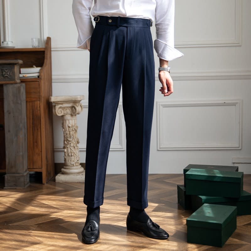 Men's British Retro Versatile Pants view 2