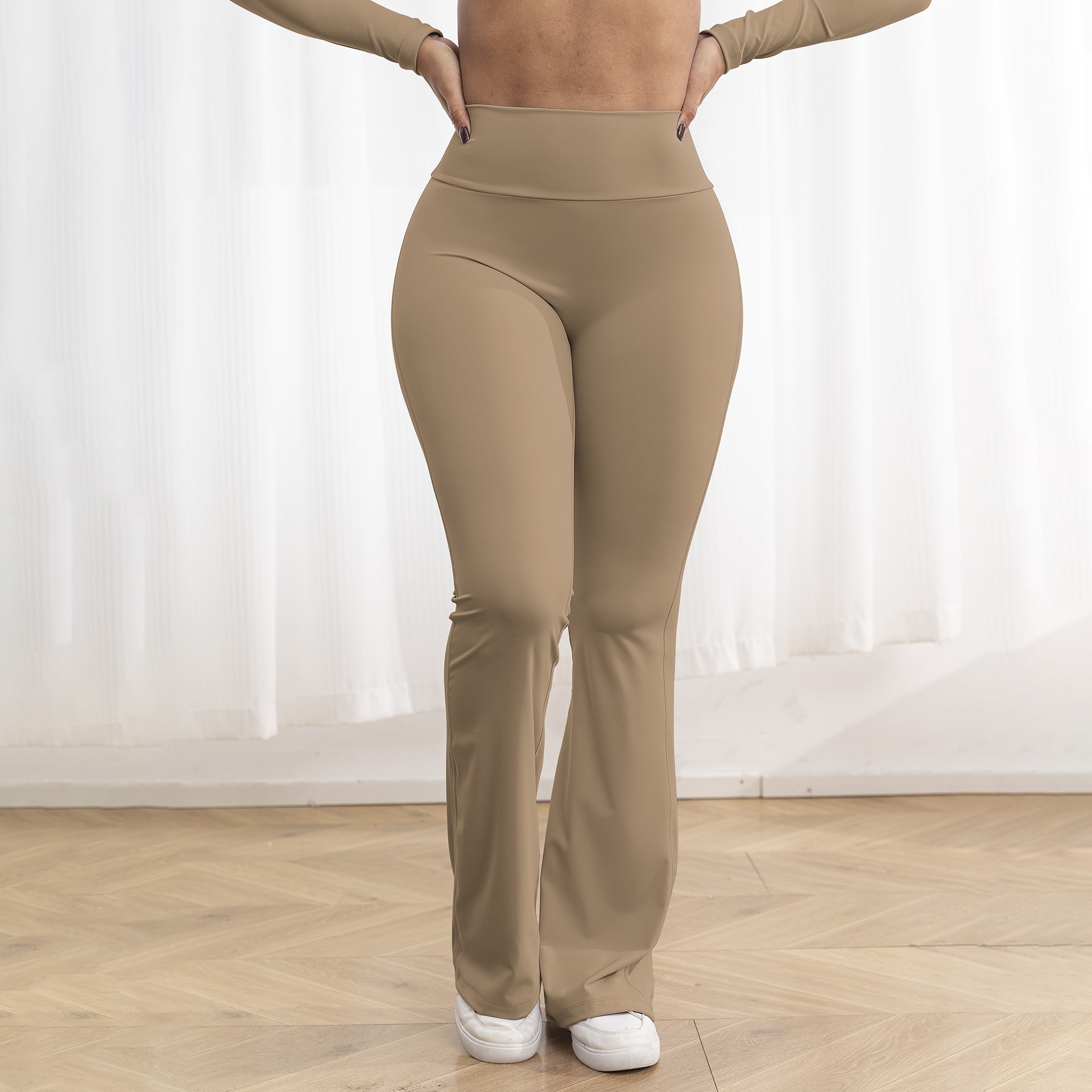 Outdoor Fitness Exercise Yoga Clothes High Waist Hip Lift Ladies view 3
