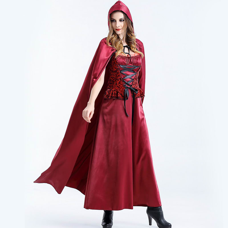 Christmas Cosplay Princess Clothing Castle Queen's Outfit view 5
