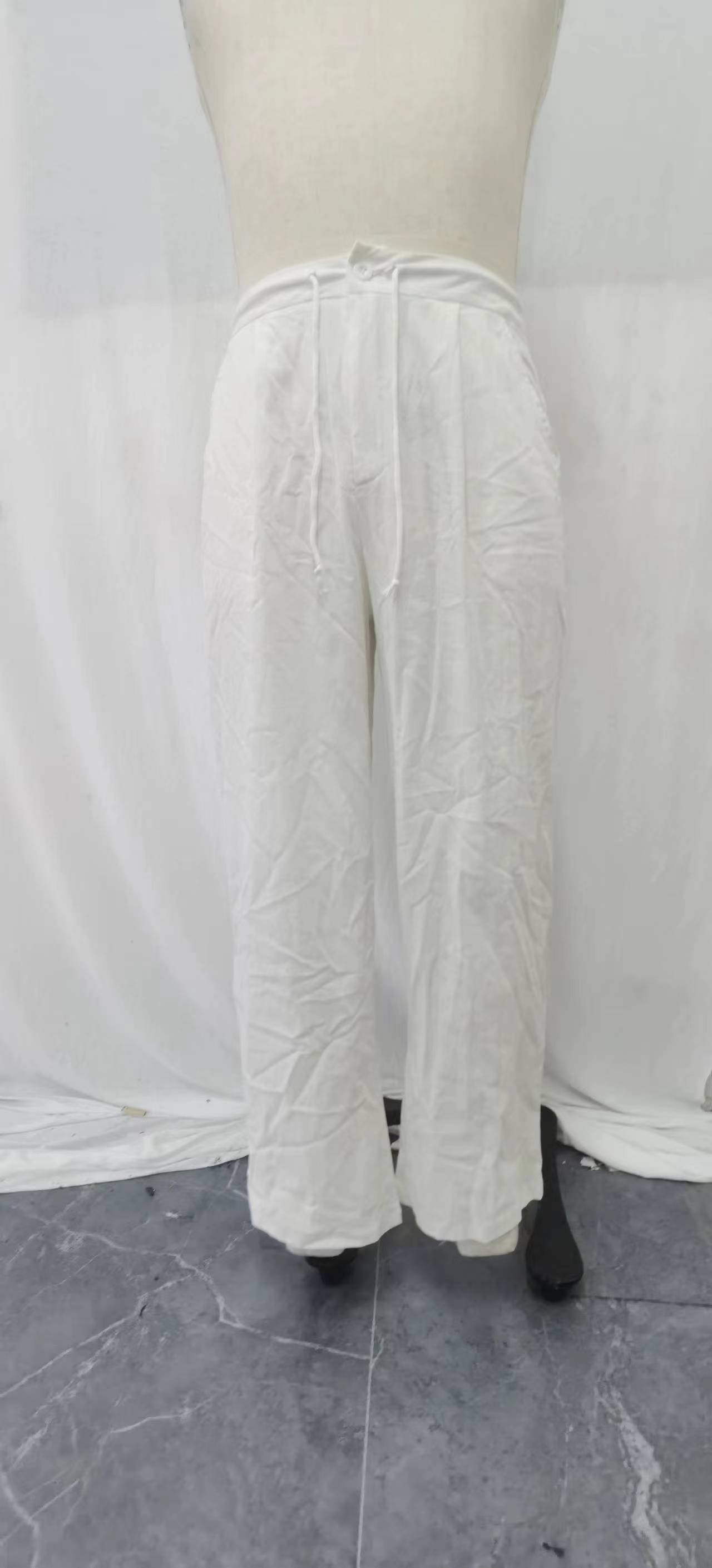 Fashion Men's Cotton And Linen Casual Trousers view 2