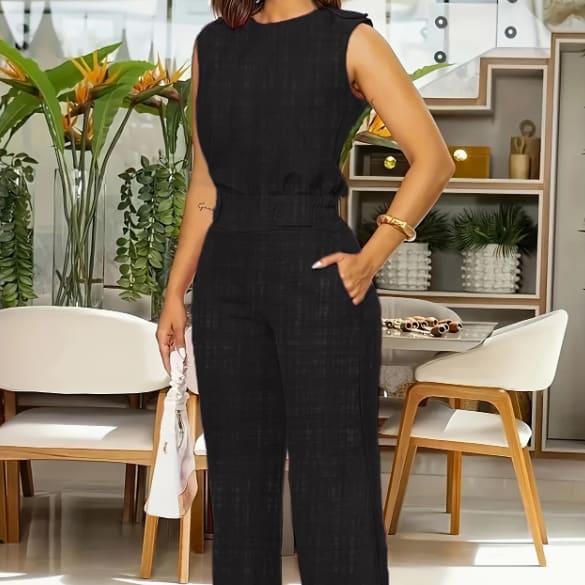 Polyester Fiber Top Pants For Women view 3
