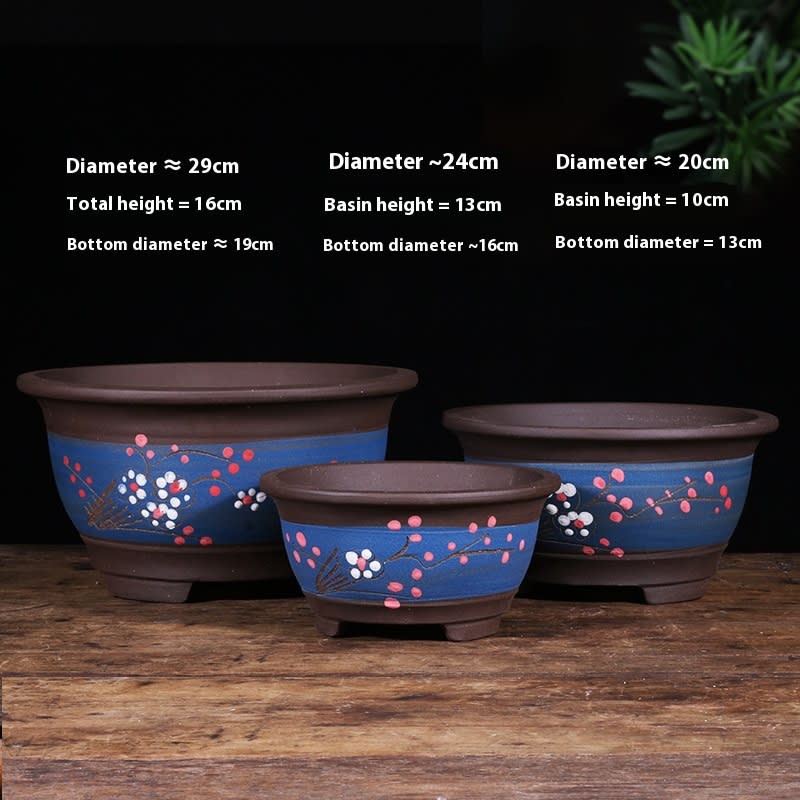 Purple Sand Flower Pot Large Balcony Vegetable Planting view 69