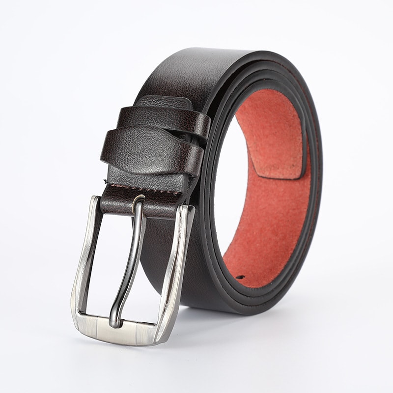 Faux Leather Casual Men's Belt Pin Buckle view 4