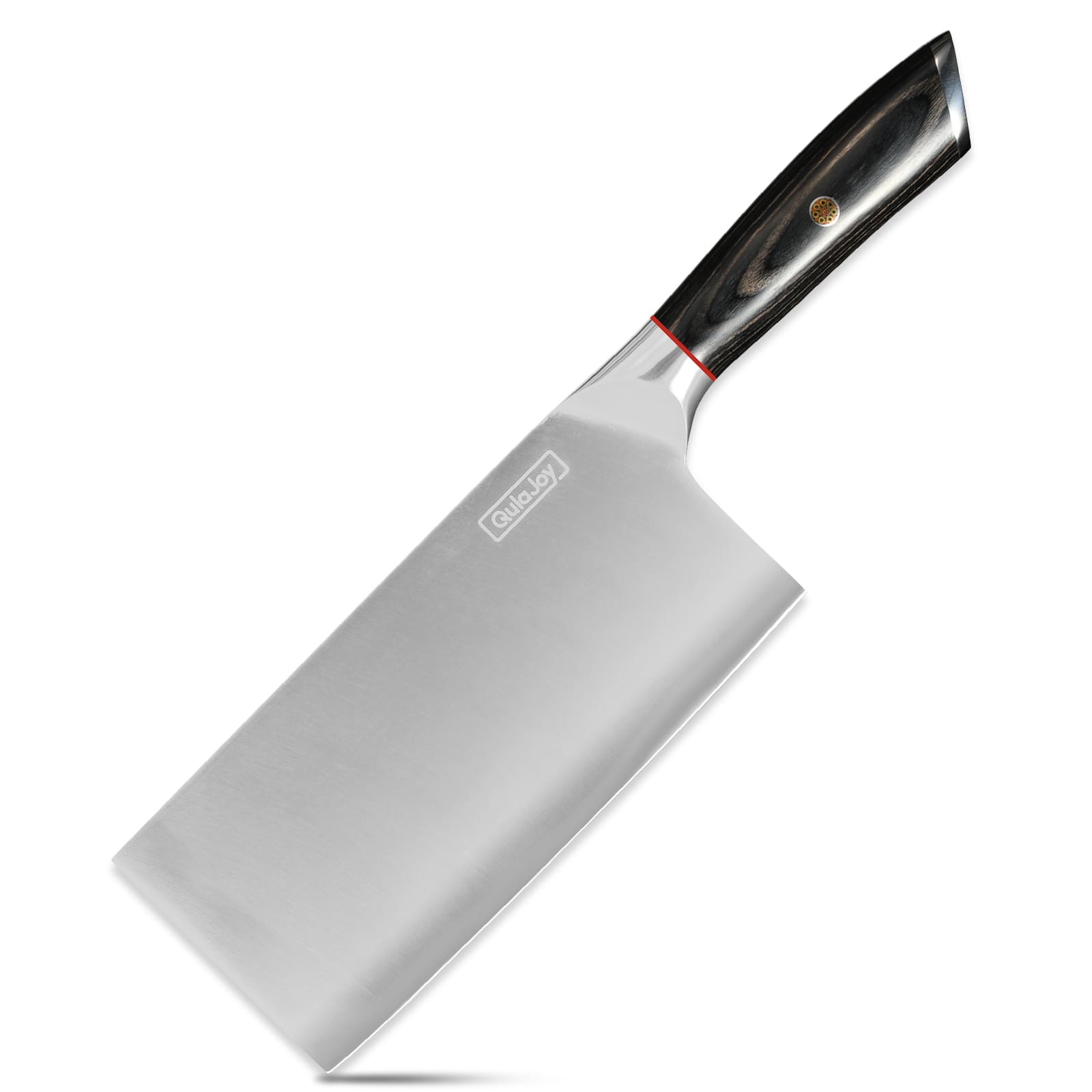 Qulajoy Meat Cleaver Knife - 7.3 Inch High Carbon Stainless Steel Butcher Knife For Meat Cutting Slicing Vegetables- Professional Chopper Knife For Home Kitchen Chef Knife view 3