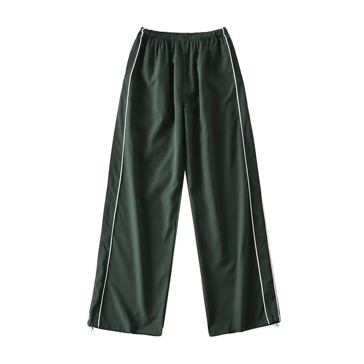 Women's Drawstring Striped Quick-drying Casual Pants view 6