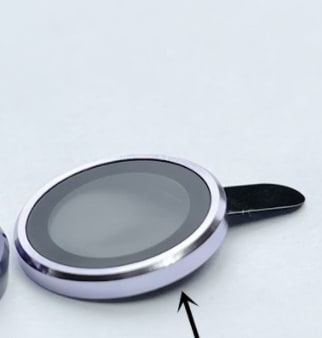 Metal Lens Sapphire Tempered Single Ring Lens Film view 8