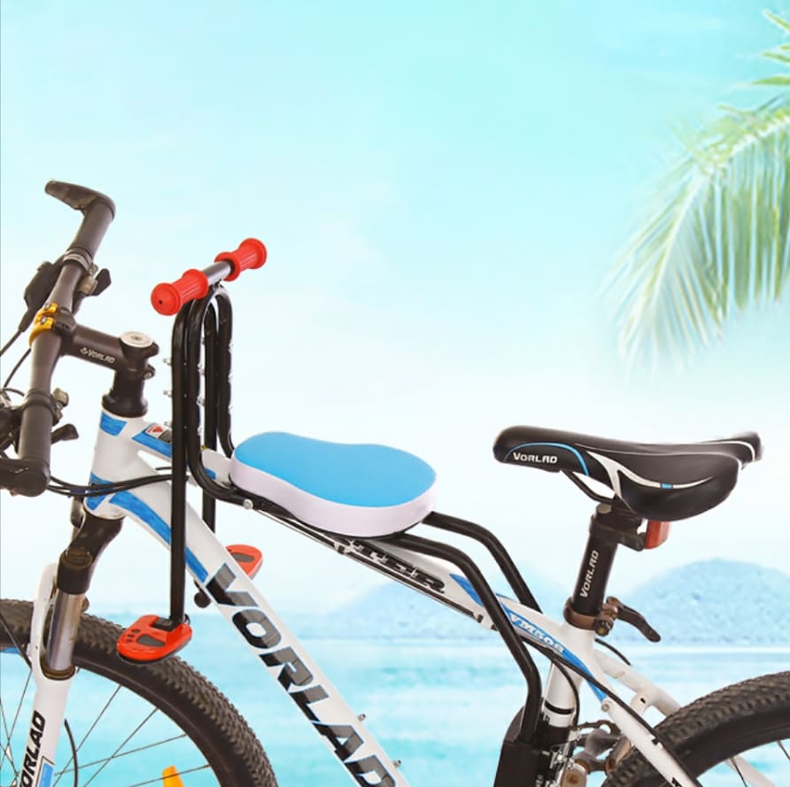 Child seat for bicycle and car view 2