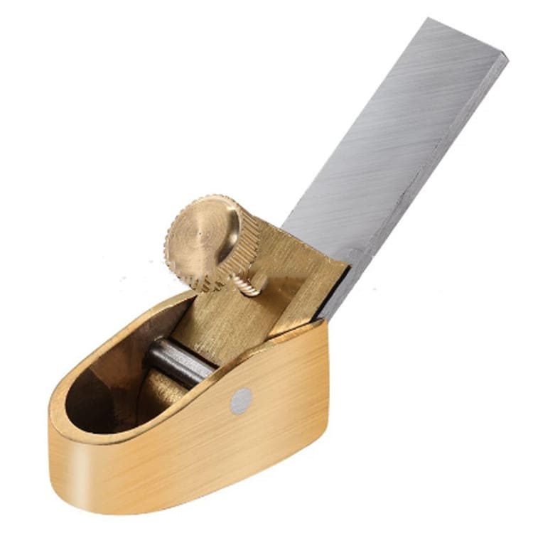 Woodworking Planer Curved Sole Metal Thumb Planer Luthier Tool view 2