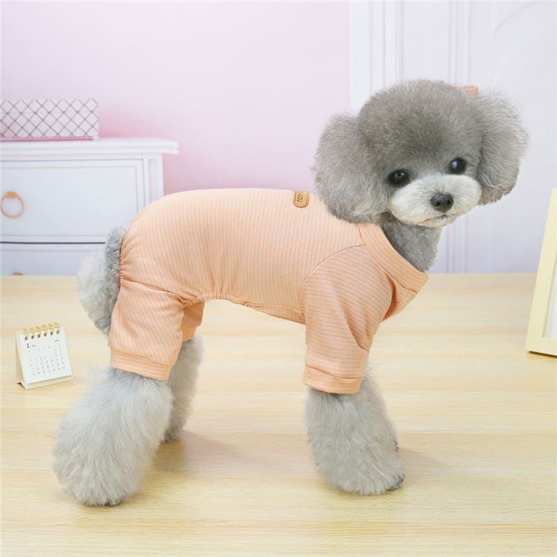 Thin VIP Bichon Small Dog Cat Homewear Pajamas view 9
