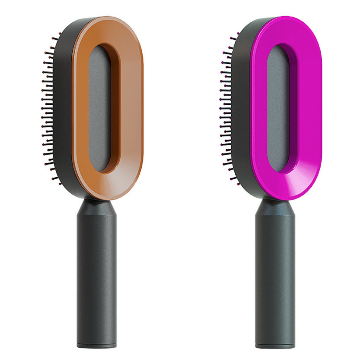 Self Cleaning Hair Brush For Women One-key Cleaning Hair Loss Airbag Massage Scalp Comb Anti-Static Hairbrush view 56