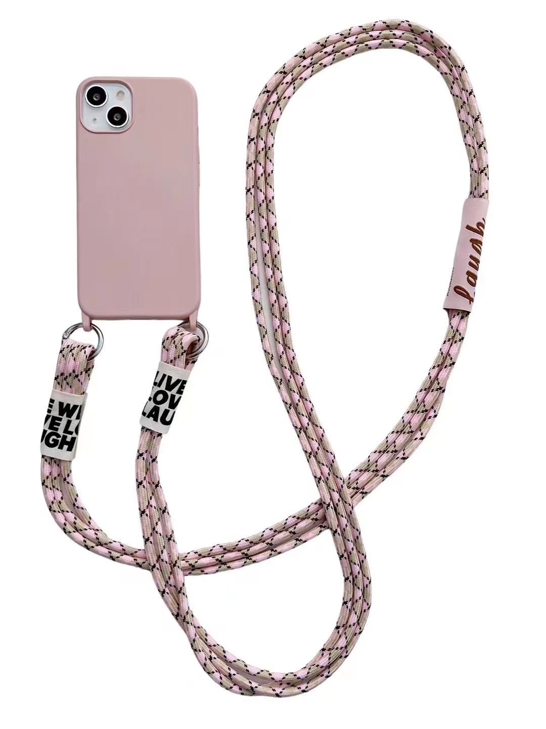 Long Diagonal Strap Liquid Silicone Phone Case view 10