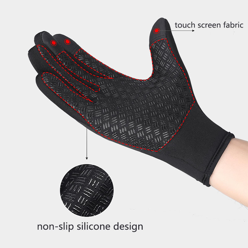 Winter Gloves Touch Screen Riding Motorcycle Sliding Waterproof Sports Gloves With Fleece view 25