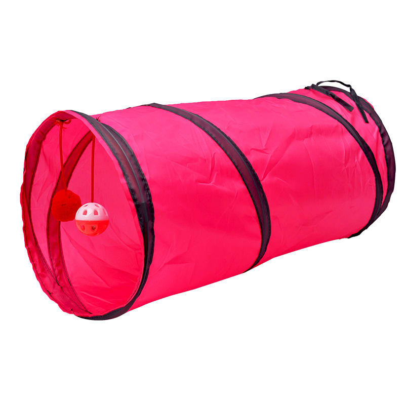 Pet supplies cat ring paper two-way tunnel can accommodate folding cat channel view 10
