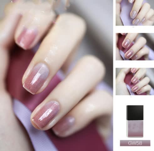 Temperature-changing Twilight Phototherapy Nail Polish Glue view 16