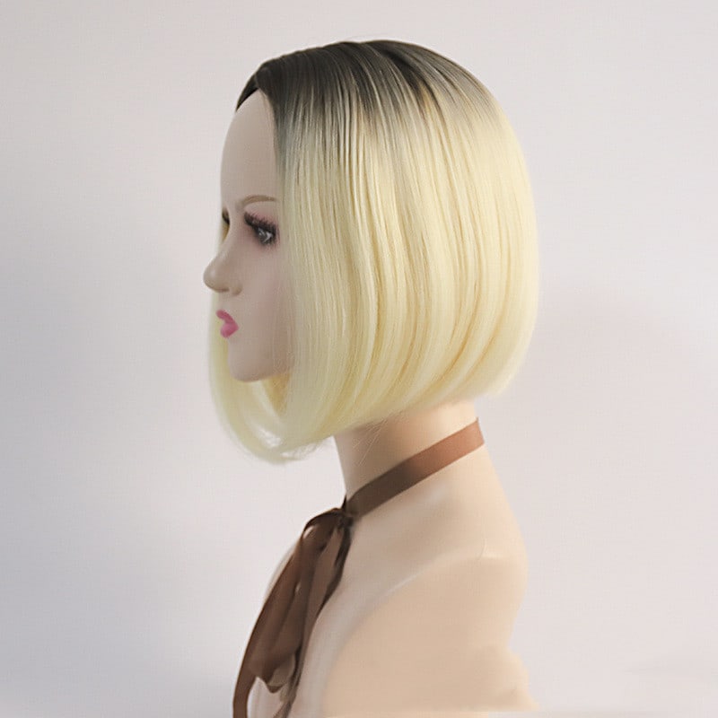 Women's Wigs With Medium Split Short Bob Gradient view 3